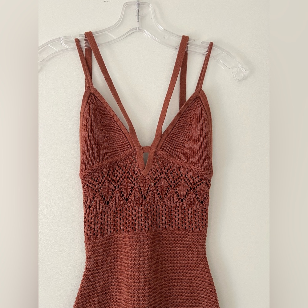 Abercrombie & Fitch crochet halter maxi - XS - Picture 4 of 7